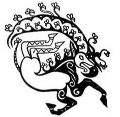 a tattoo found on ancient scythian mummy - i'd love to have too someday